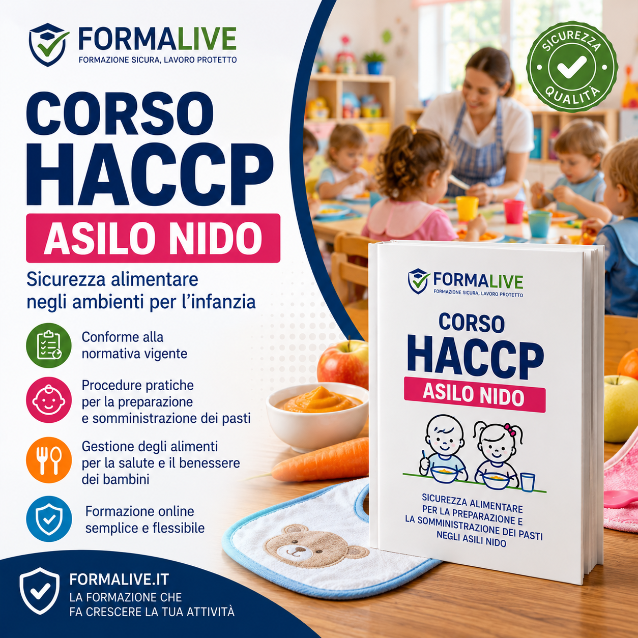 Corso HACCP Asili Nido - Valido in tutta Italia
